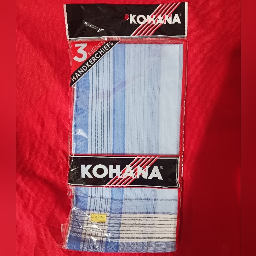 NEW Kohana 3 Men handkerchiefs - Picture 2 of 4